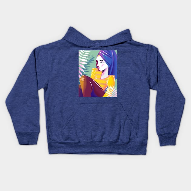 Daydreamer Kids Hoodie by Tosik-Art